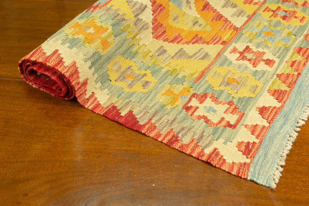 Vintage Afghan Kilim Runner