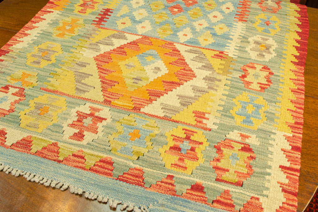 Vintage Afghan Kilim Runner