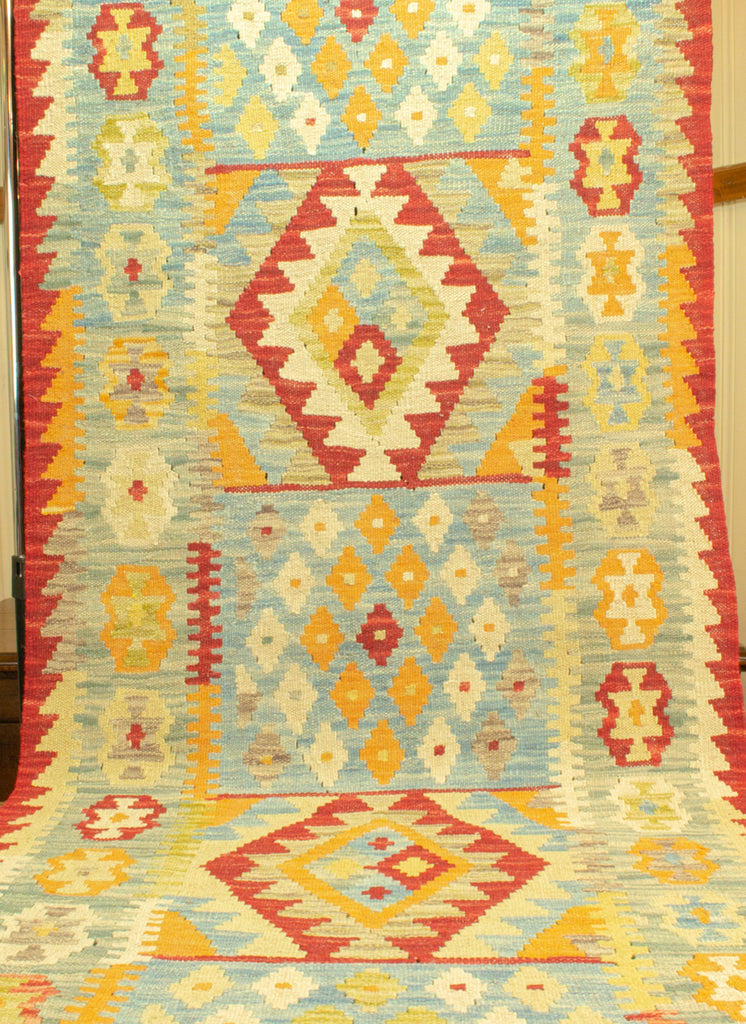 Vintage Afghan Kilim Runner