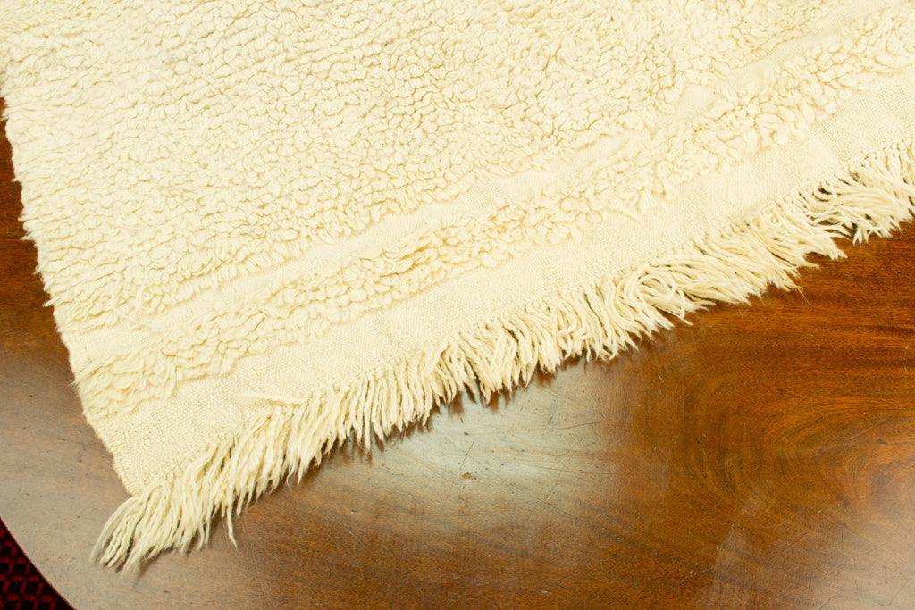 Vintage Tulu Angora Wool Rug circa 1950