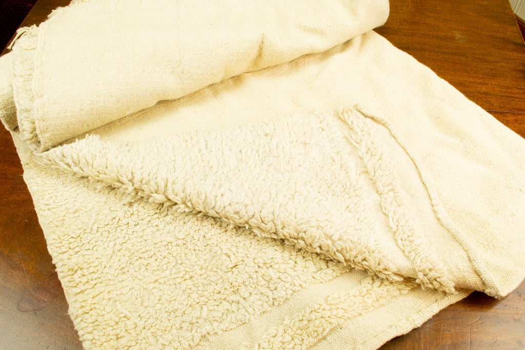 Vintage Tulu Angora Wool Rug circa 1950