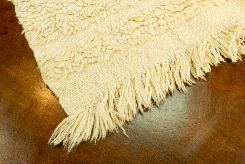 Vintage Tulu Angora Wool Rug circa 1950