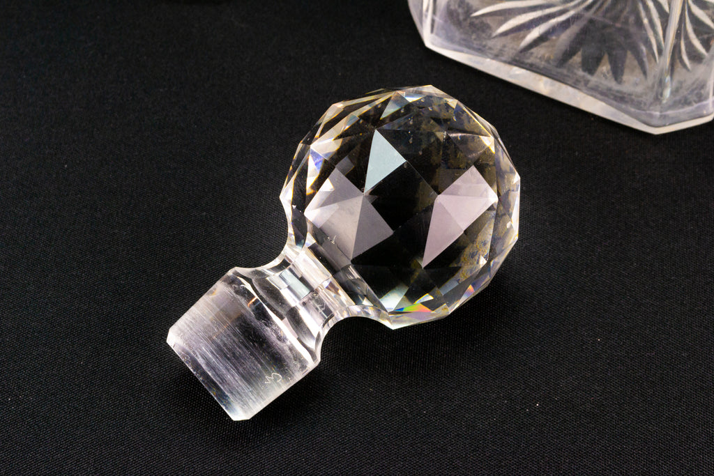 3 Decanters Tantalus, English 19th Century