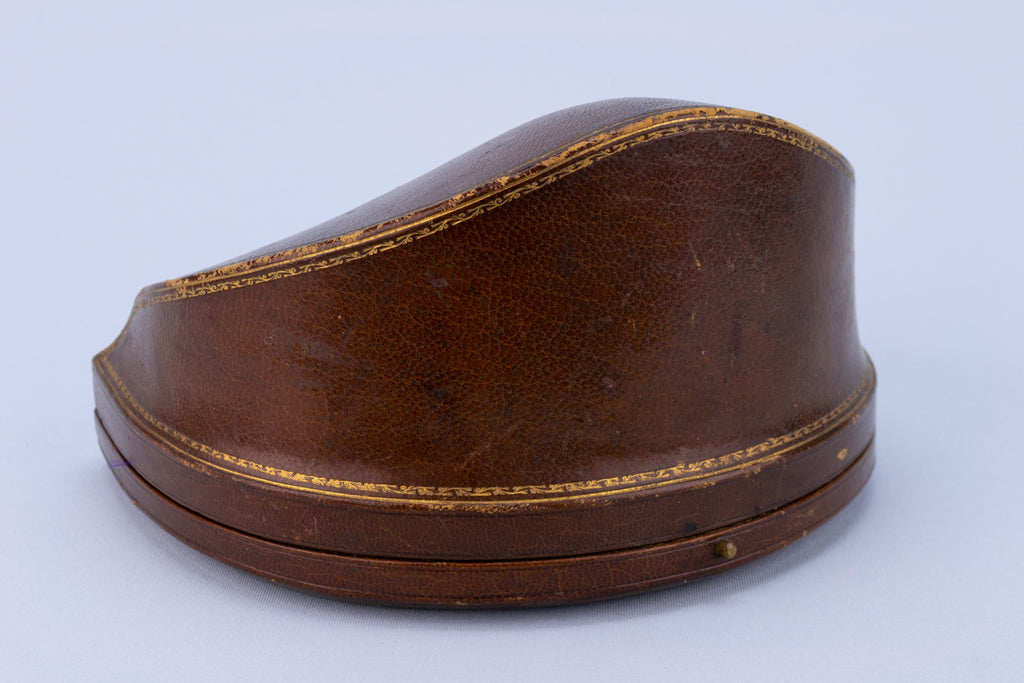 Leather Box for Diamond Tiara, English 19th Century