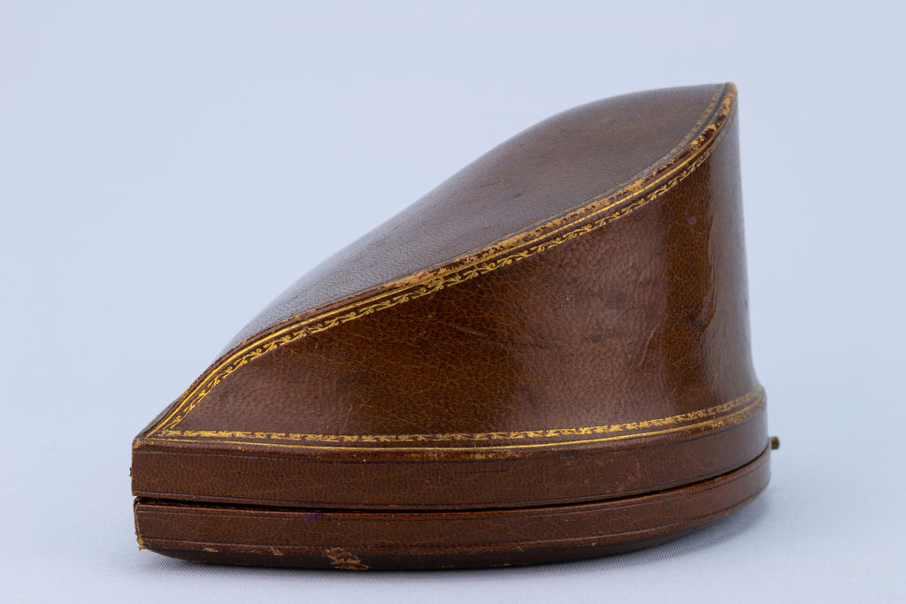 Leather Box for Diamond Tiara, English 19th Century