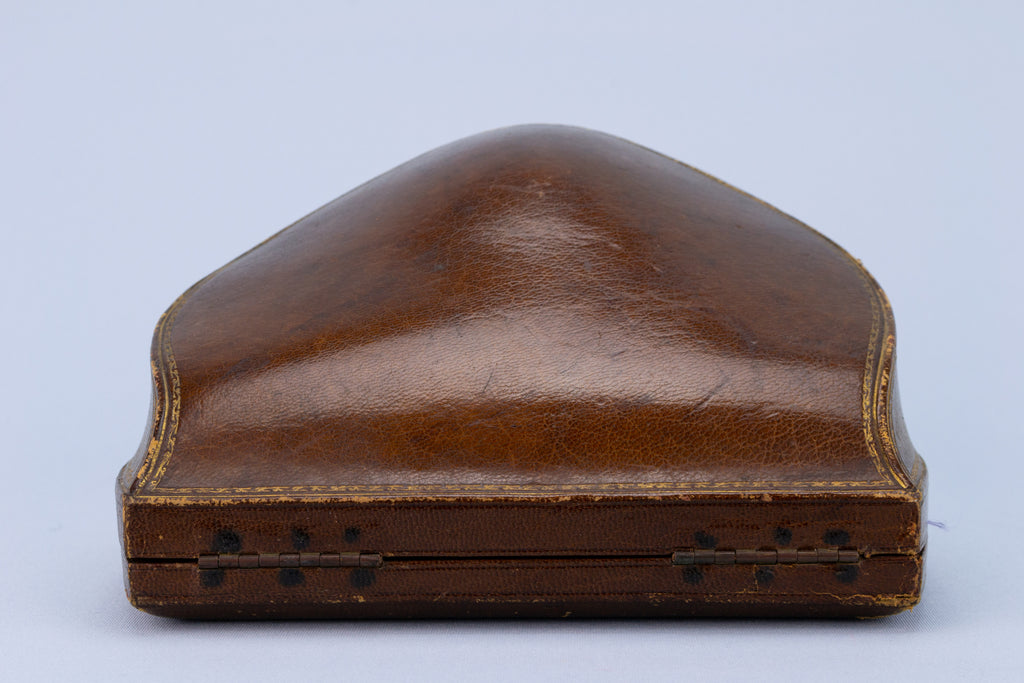 Leather Box for Diamond Tiara, English 19th Century