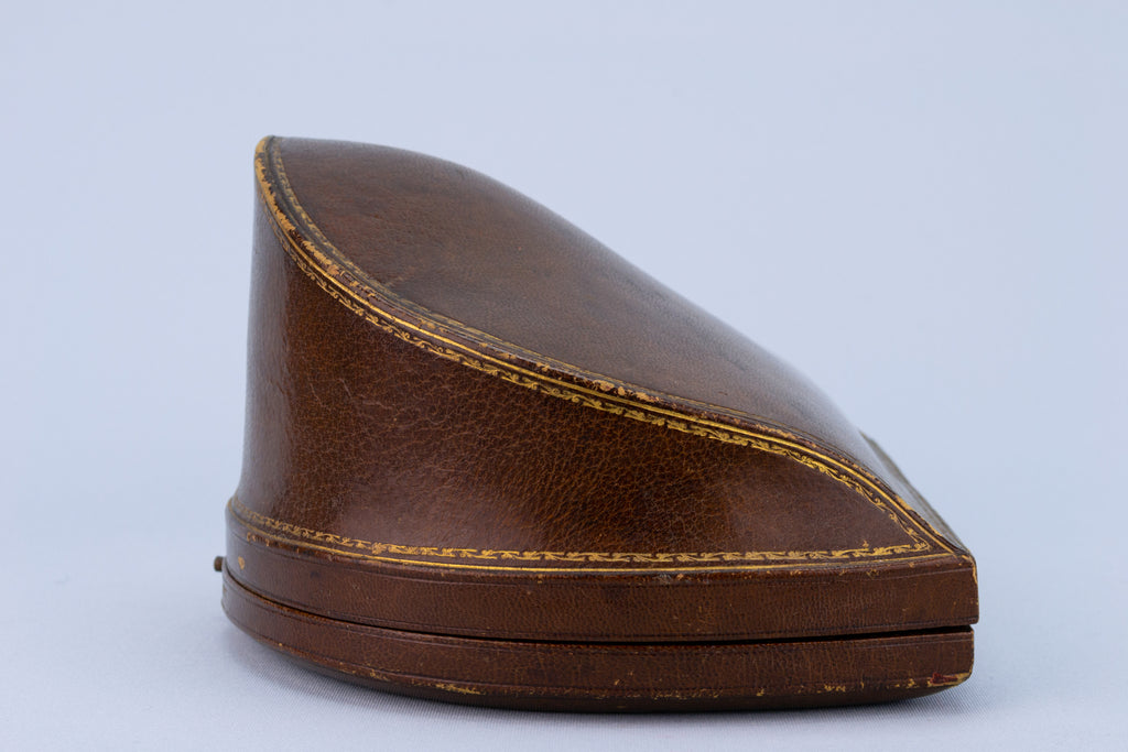 Leather Box for Diamond Tiara, English 19th Century