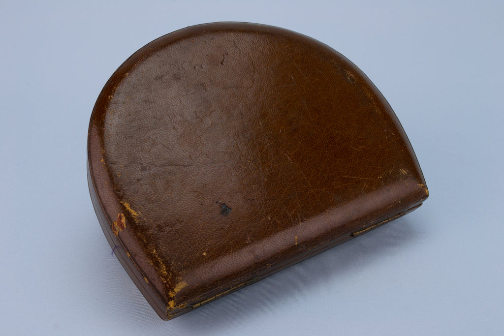 Leather Box for Diamond Tiara, English 19th Century