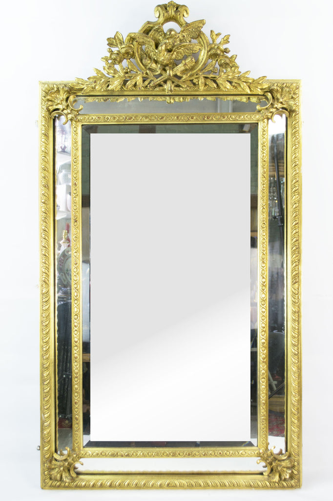Large wall gilded mirror