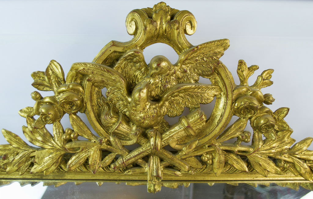 Massive wall mirror, 19th C by Lavish Shoestring