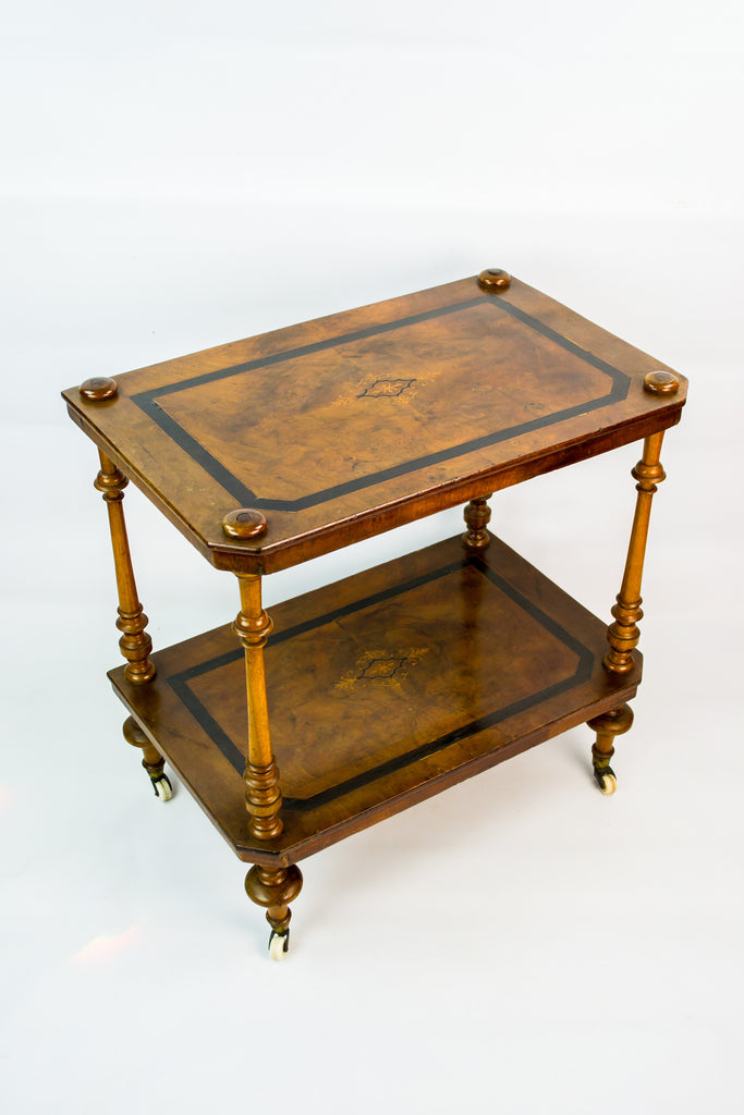 Walnut drinks trolley, 19th C by Lavish Shoestring