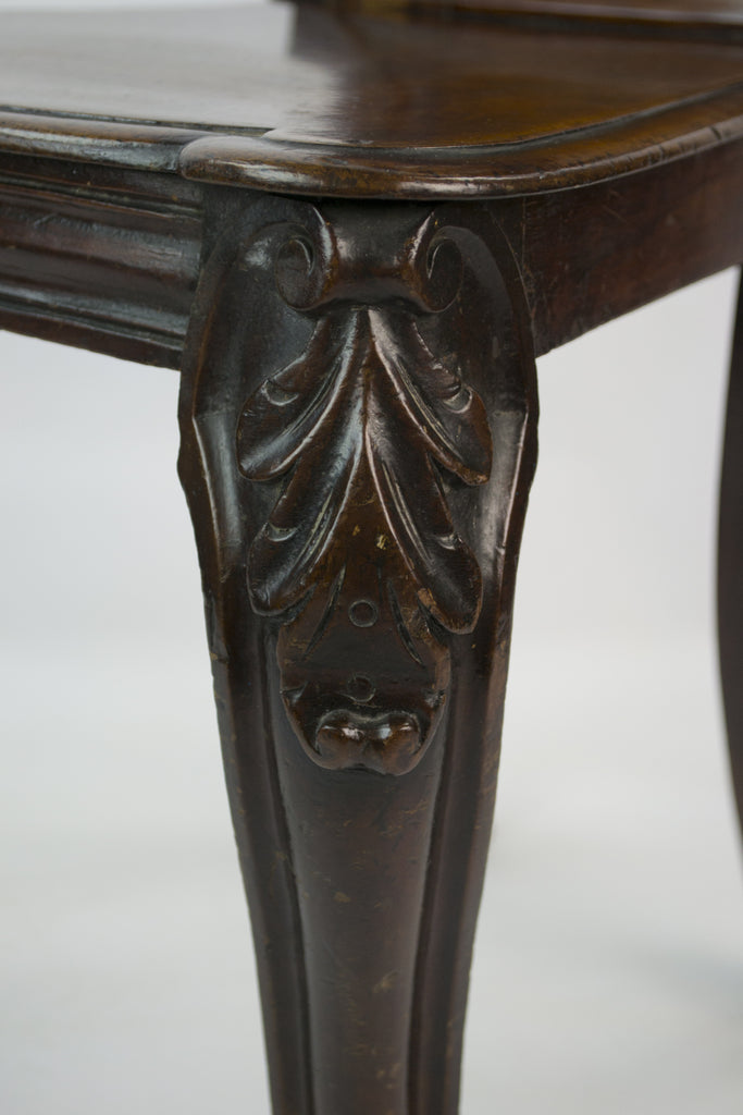 Mahogany hall chair, 19th C by Lavish Shoestring