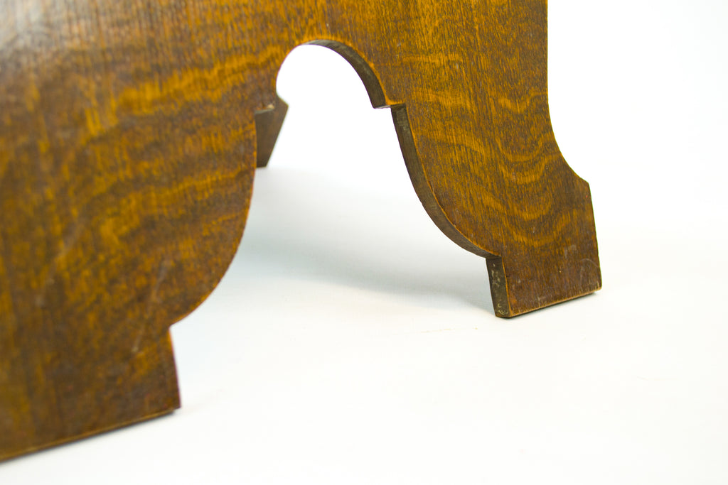 Arts & Crafts Oak Magazine or Folio Stand