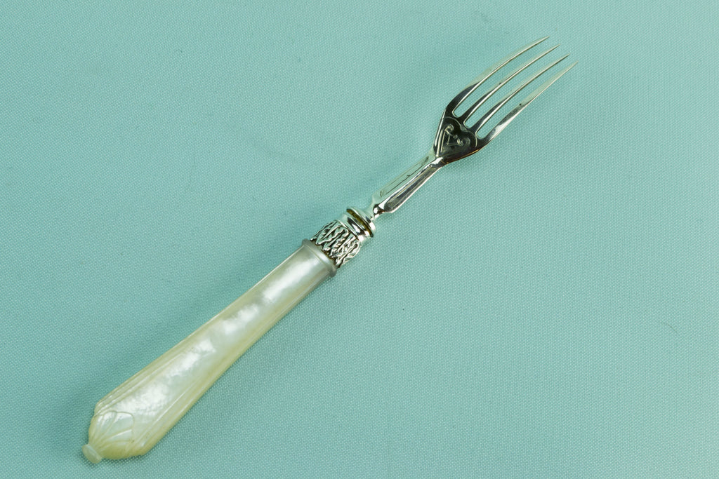 Sterling silver small fork, 1881 by Lavish Shoestring