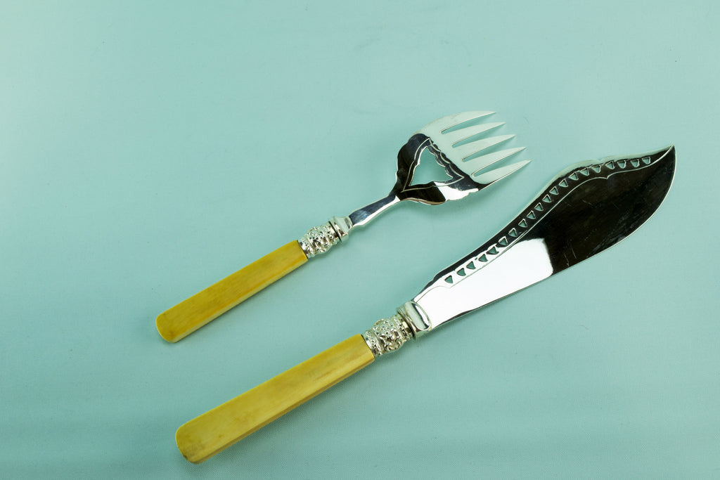 Large serving set, late 19th c by Lavish Shoestring