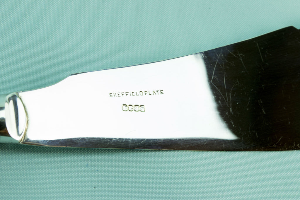 Large serving fork & knife, 1915 by Lavish Shoestring