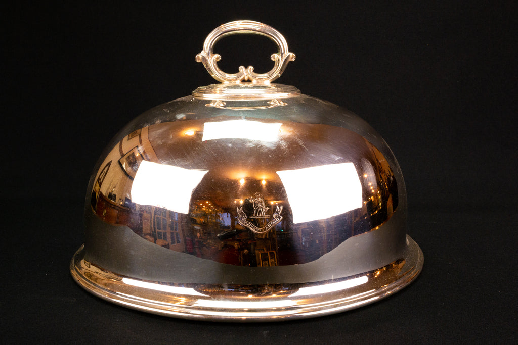 Small Silver Plated Meat Cover by Walker & Hall