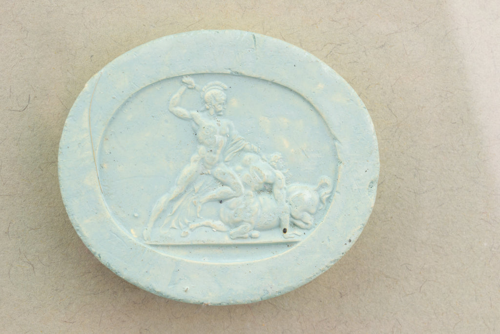 Grand Tour Plaster Cameos Framed, Italian 19th Century