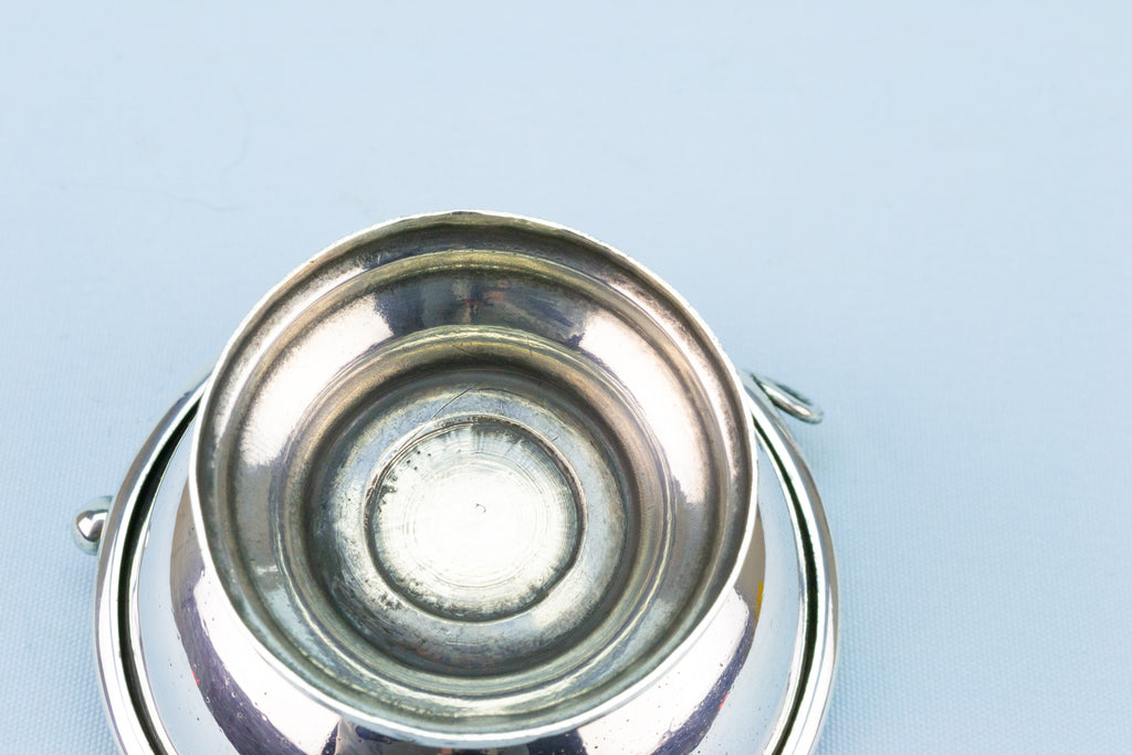 Art Deco Cufflinks Bowl Dog Holding a Whip