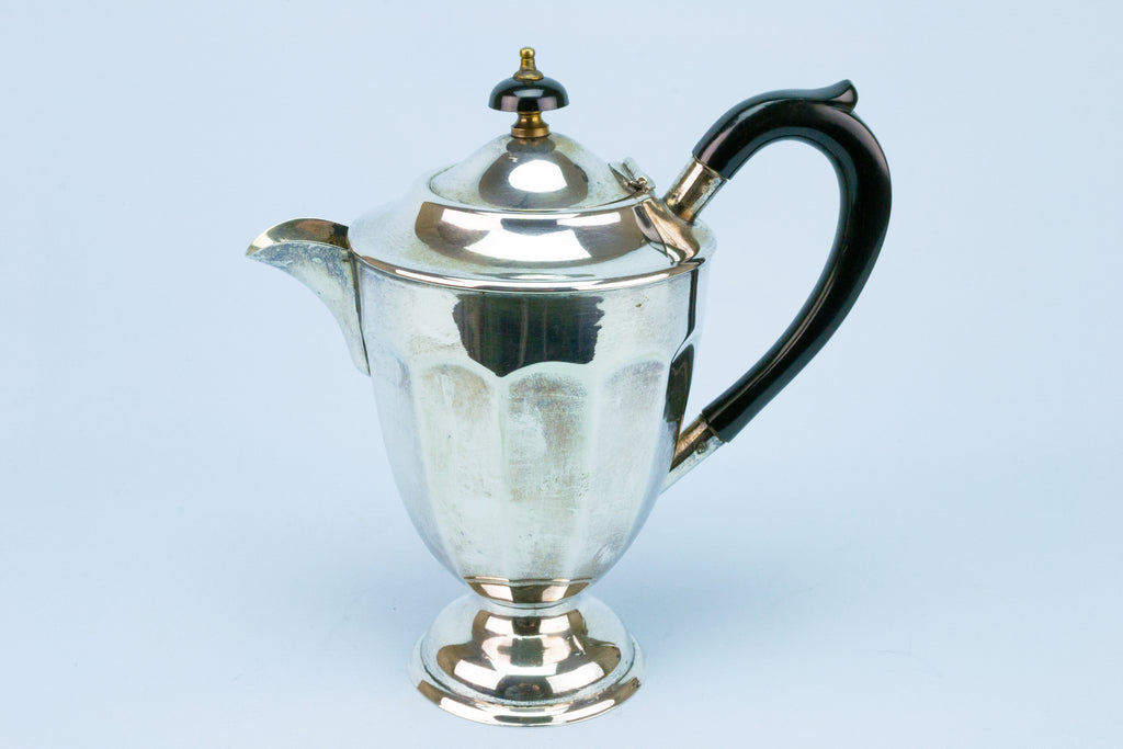 Coffee Pot Silver Plated Art Deco 1930s