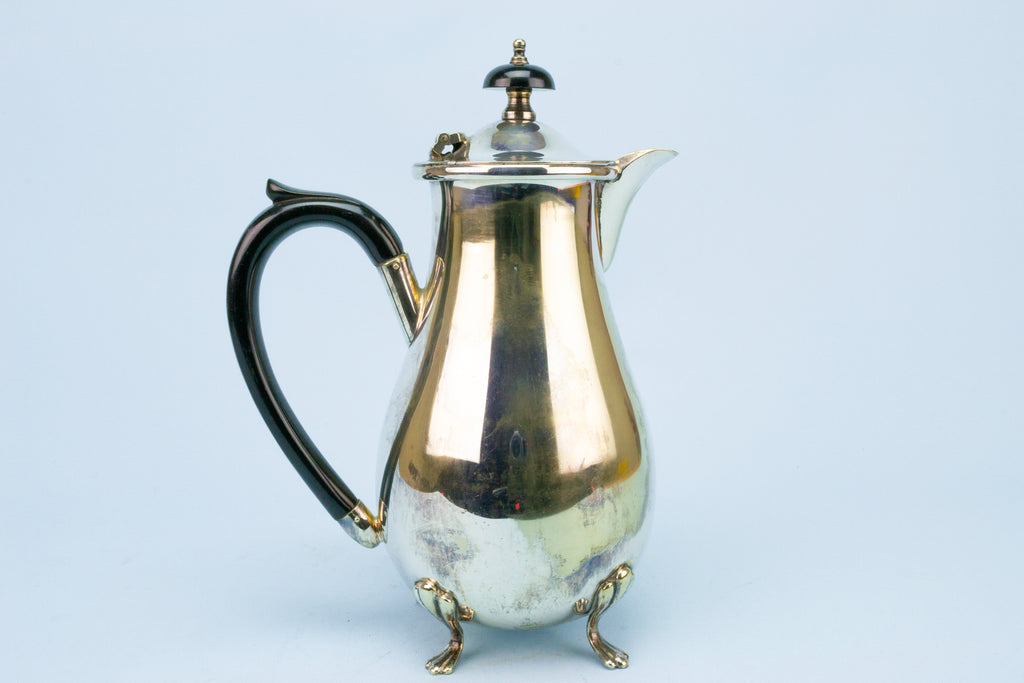 Silver Plated Coffee Pot English 1930s