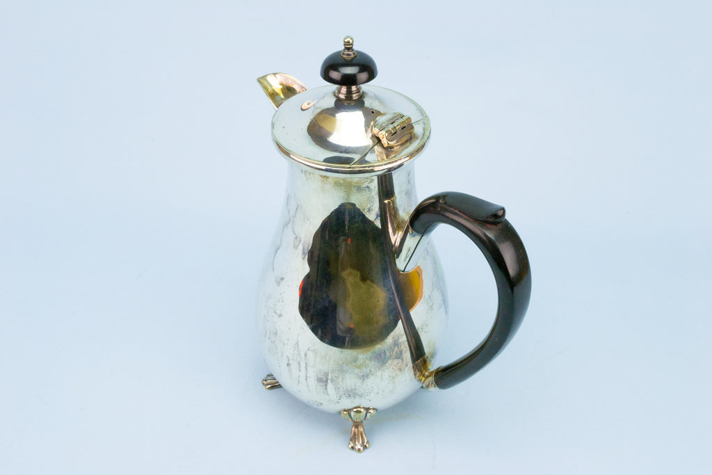 Silver Plated Coffee Pot English 1930s