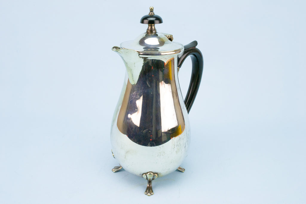 Silver Plated Coffee Pot English 1930s