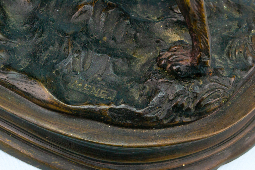 Whippet Dog Bronze Sculpture