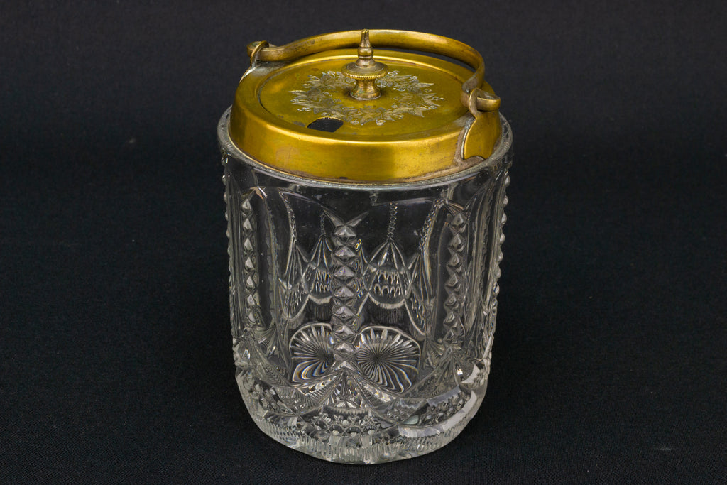 Glass Table Condiment Jar