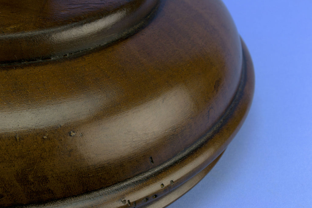 Turned Wood Fruit Bowl, English 1930s