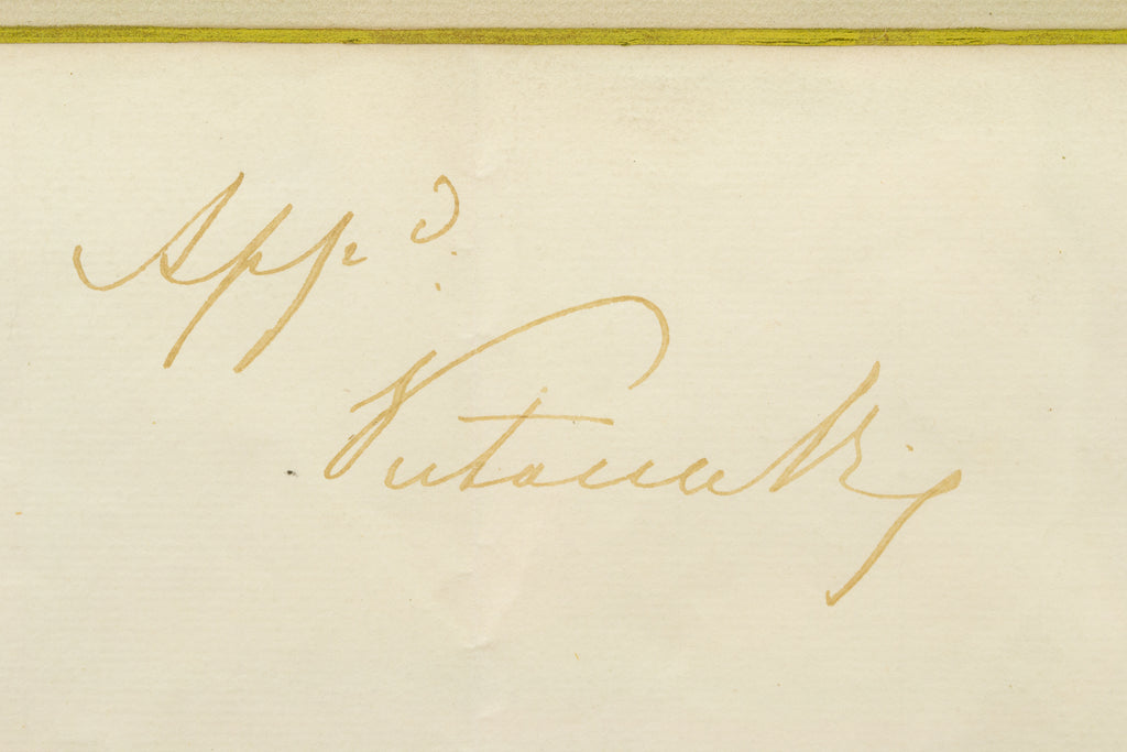 Queen Victoria Signed Document from 1894