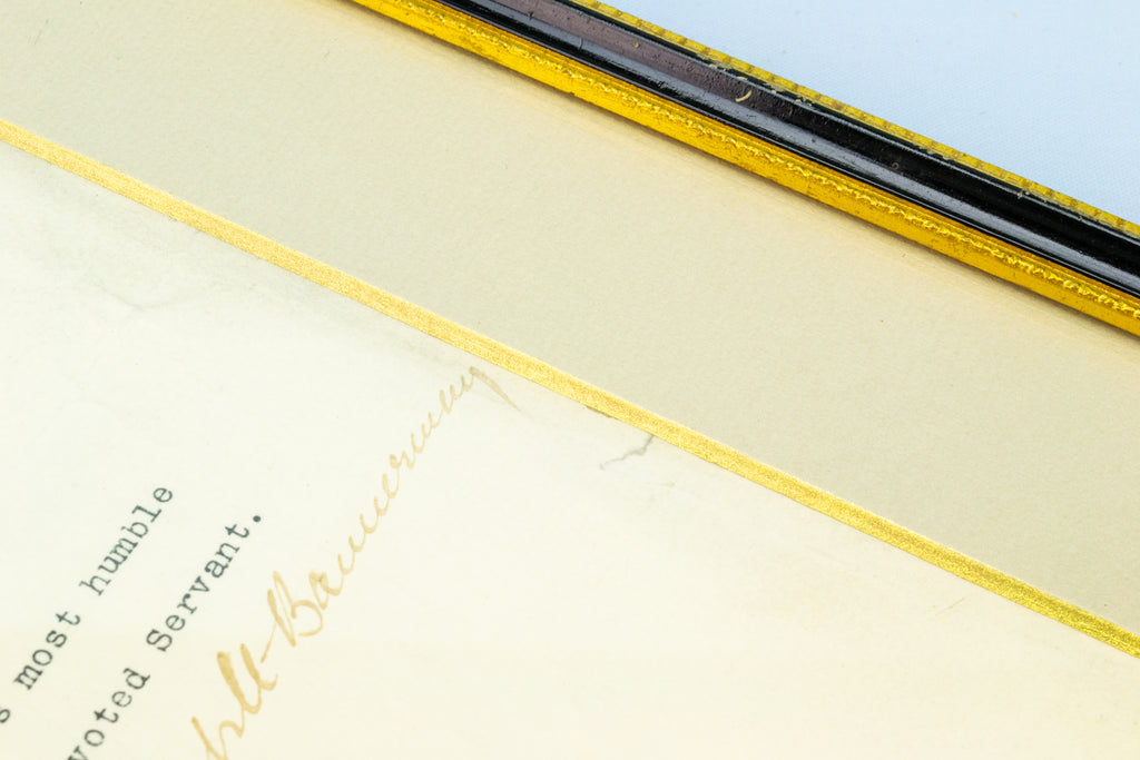 Queen Victoria Signed Document from 1894