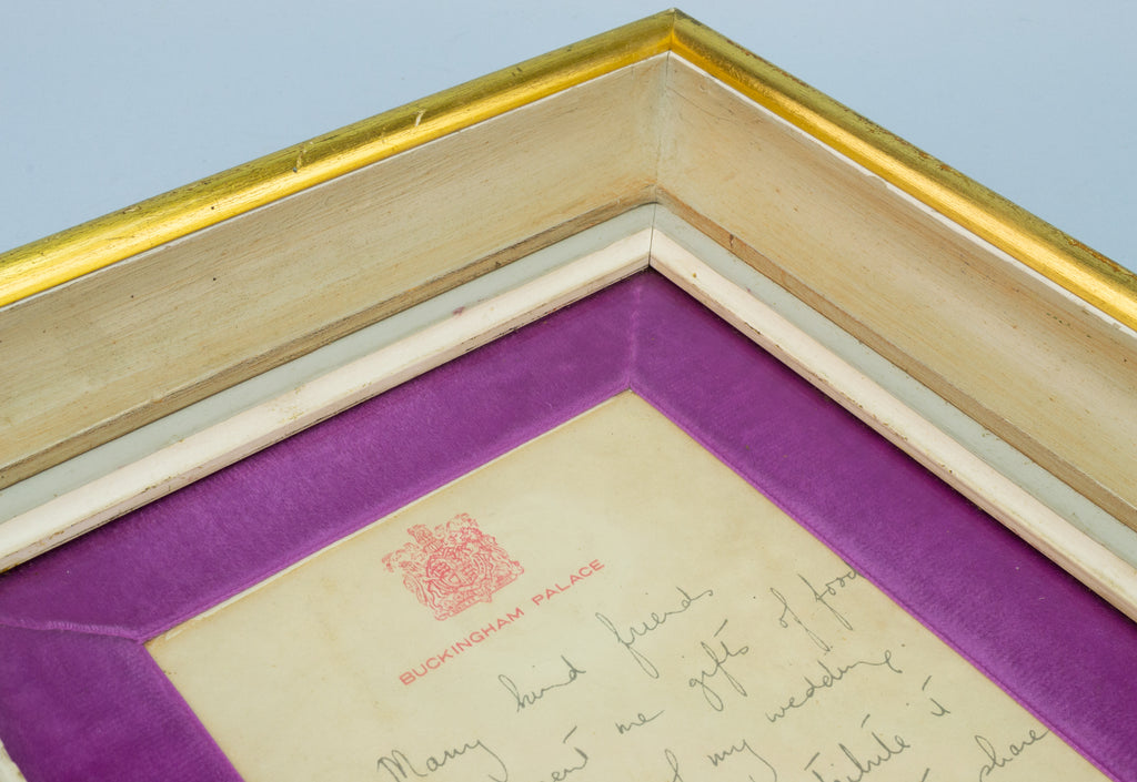 1947 Letter Facsimile by Princess Elizabeth