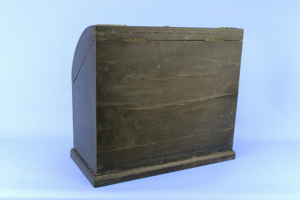 Black & Silver Letter Box, English Circa 1880