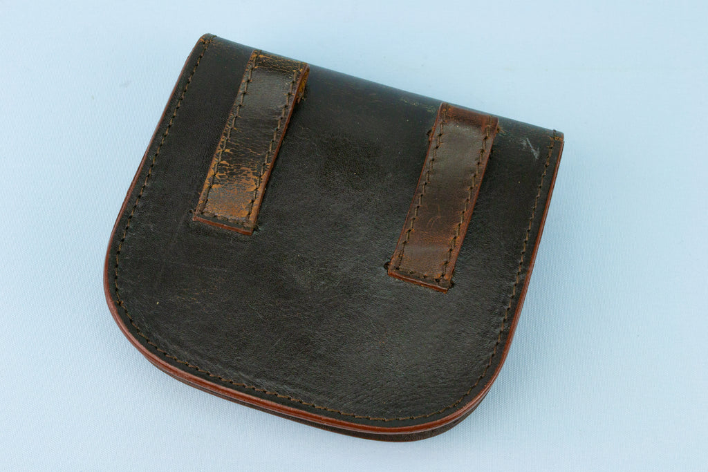 Vintage Metropolitan Police Belt Leather Pouch