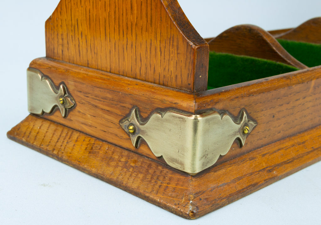 Tantalus for Three Square Decanters, English circa 1900