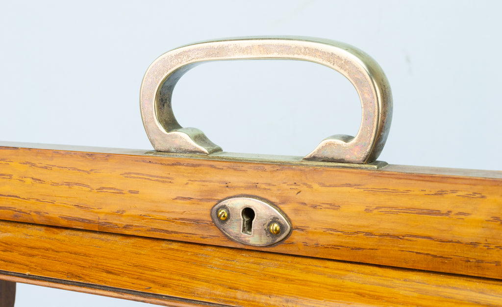 Tantalus for Three Square Decanters, English circa 1900