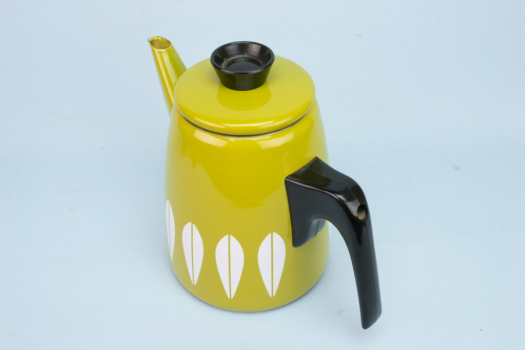 1960s Cathrineholm Green Lotus Tea Kettle