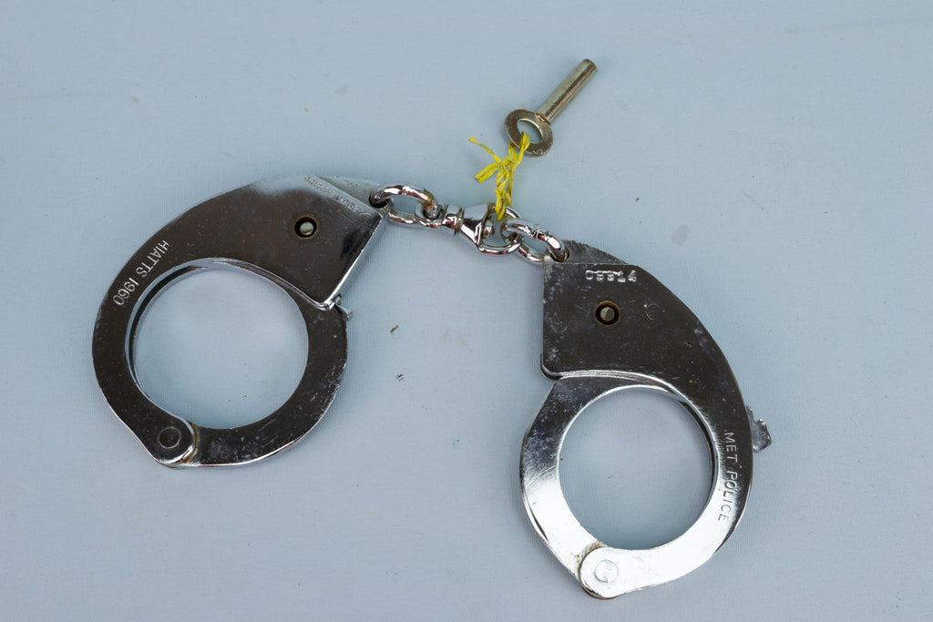 1960s Hiatts Metropolitan Police Handcuffs