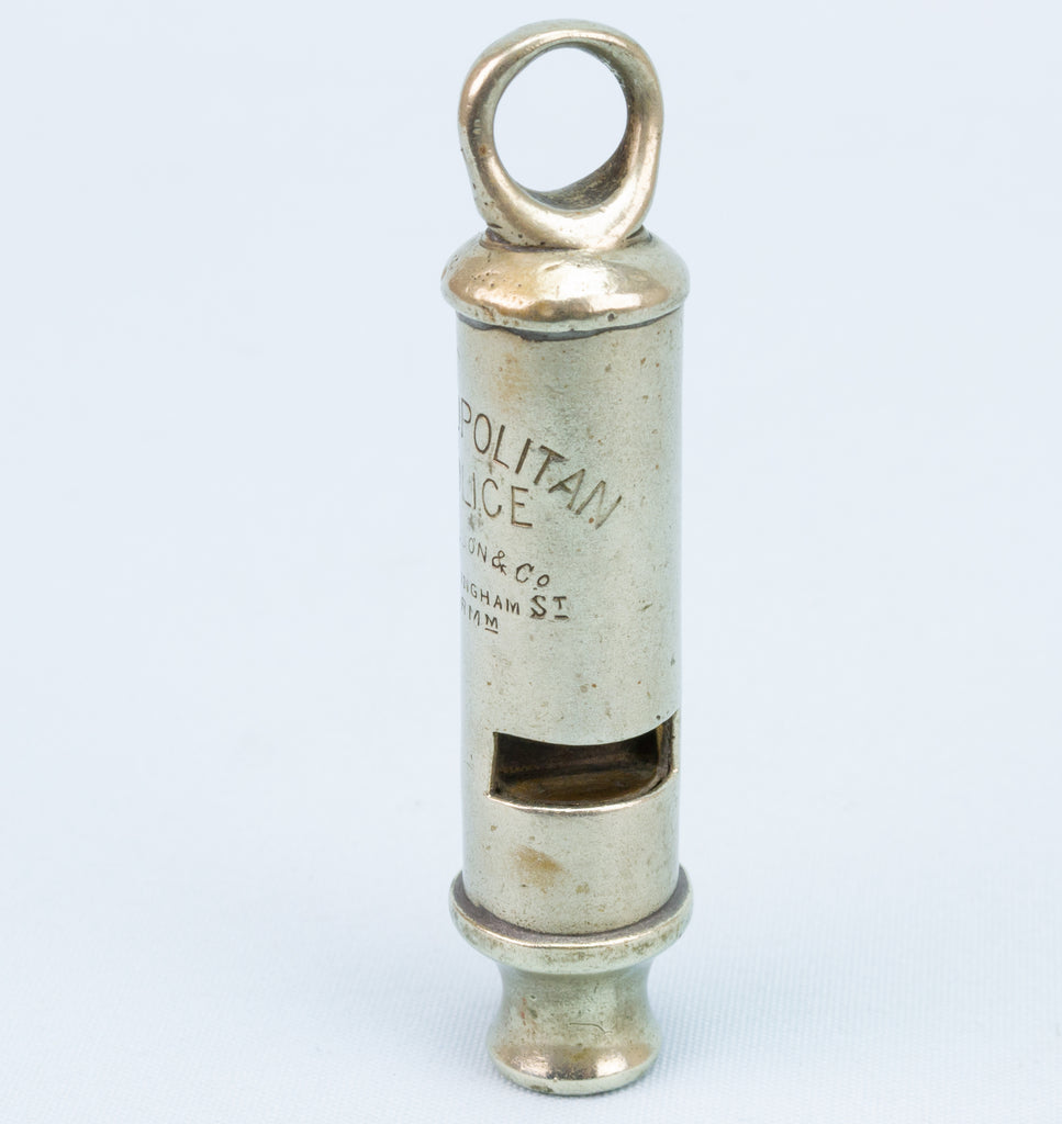J HUDSON & Co Police Whistle 1883-84 Antique Victorian