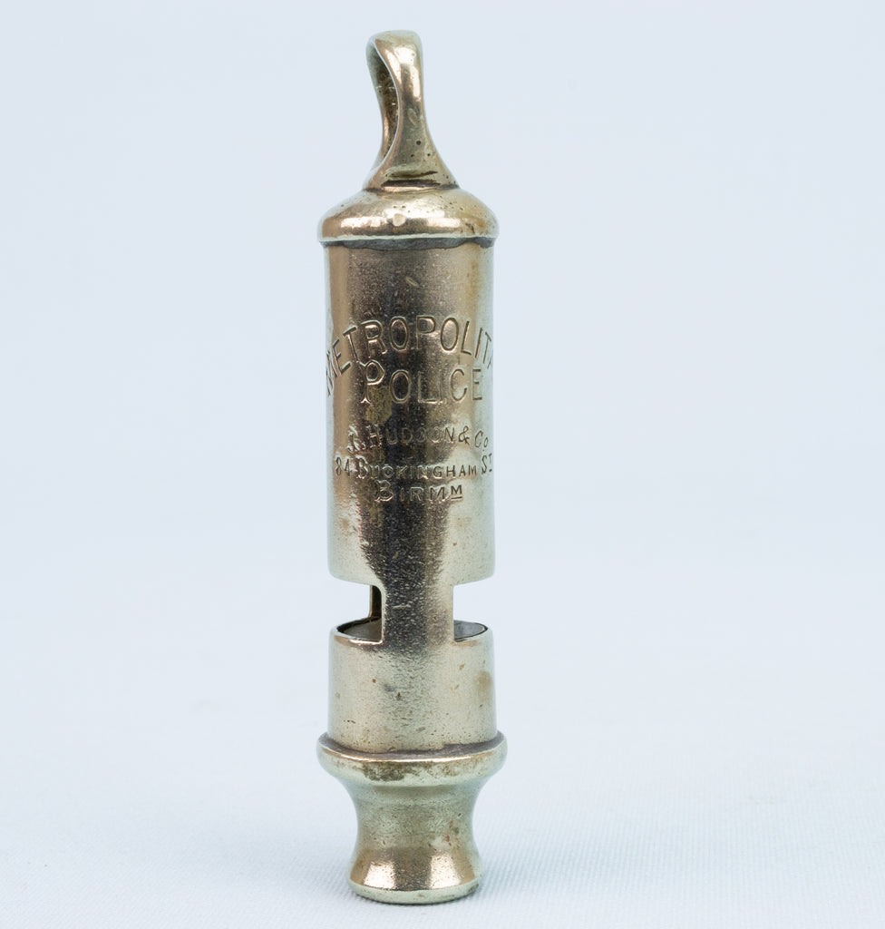 J HUDSON & Co Police Whistle 1883-84 Antique Victorian
