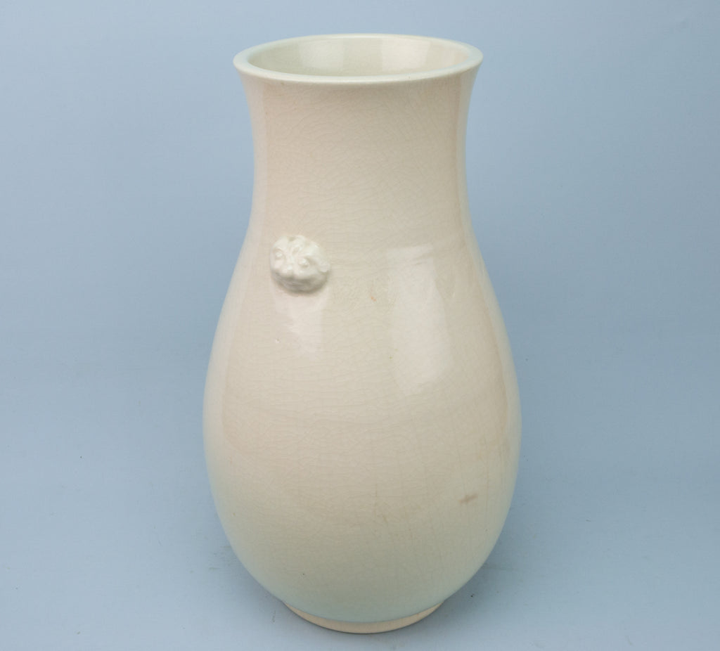 Archaic Shape Large Japanese Porcelain Vase