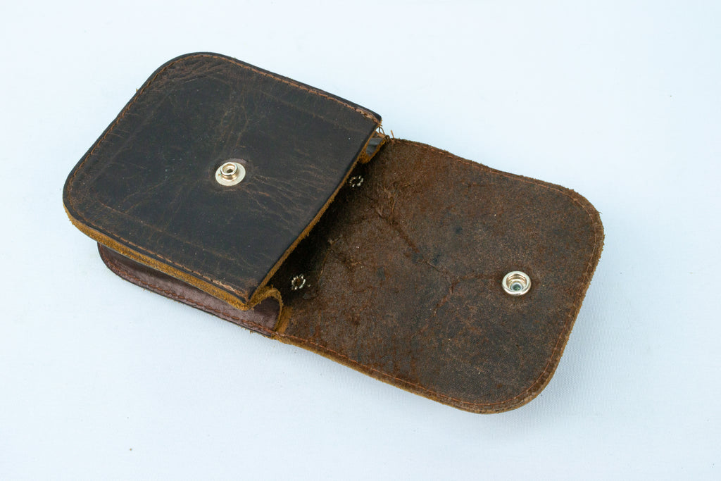 Vintage Metropolitan Police Handcuffs Leather Pouch