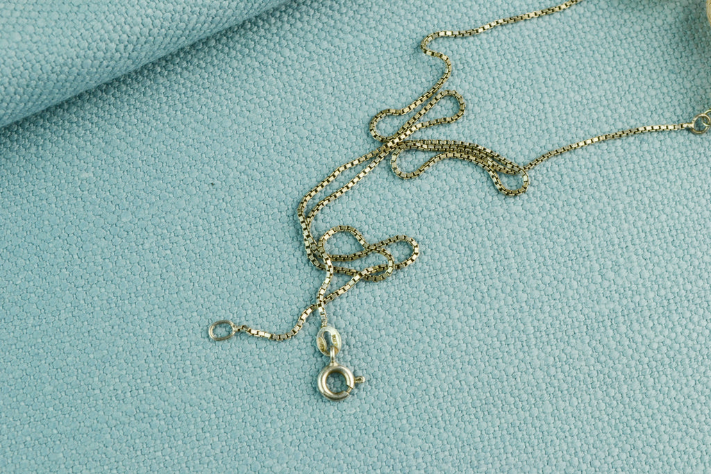 Necklace in Silver with Rutilated Quartz Beads