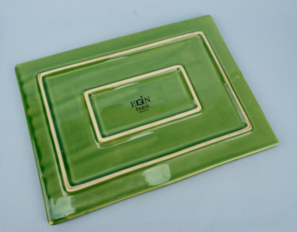 Cat & Mouse Large Majolica Cheese Dish