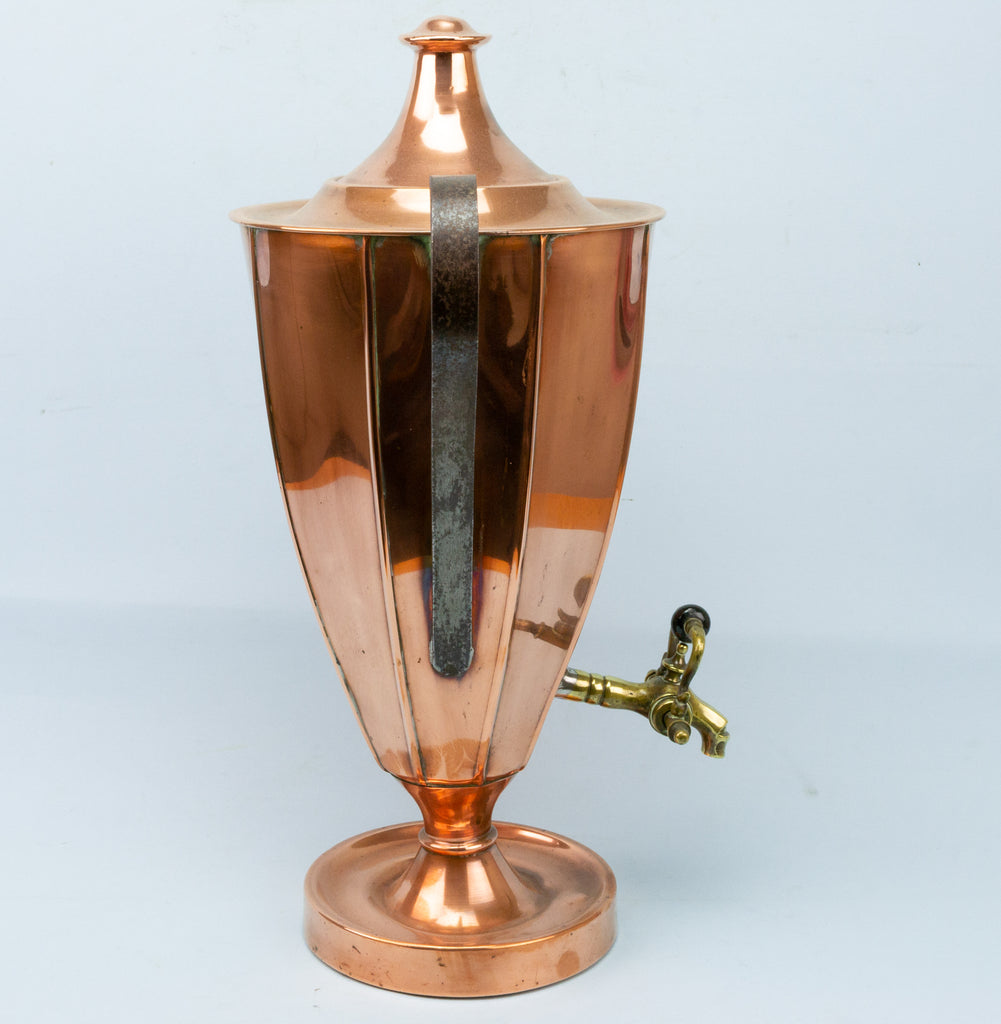 Regency Copper Hot Water Urn Early 1800s