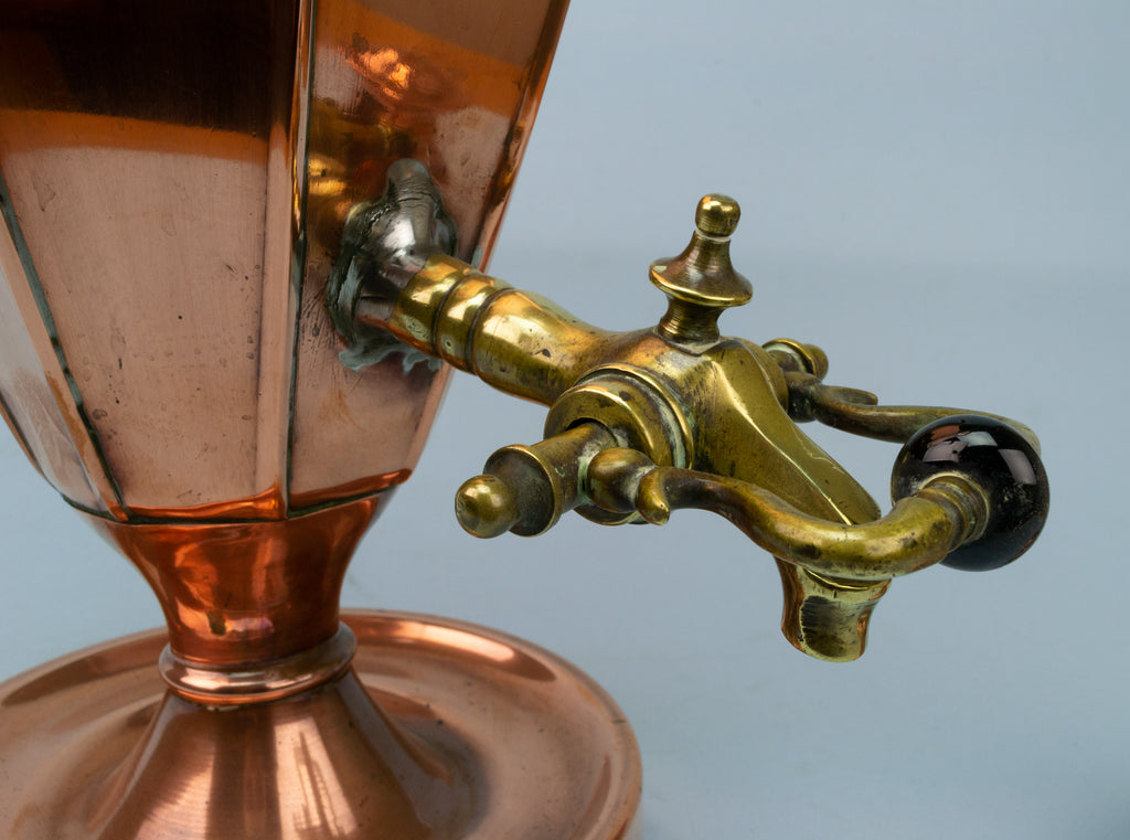Regency Copper Hot Water Urn Early 1800s