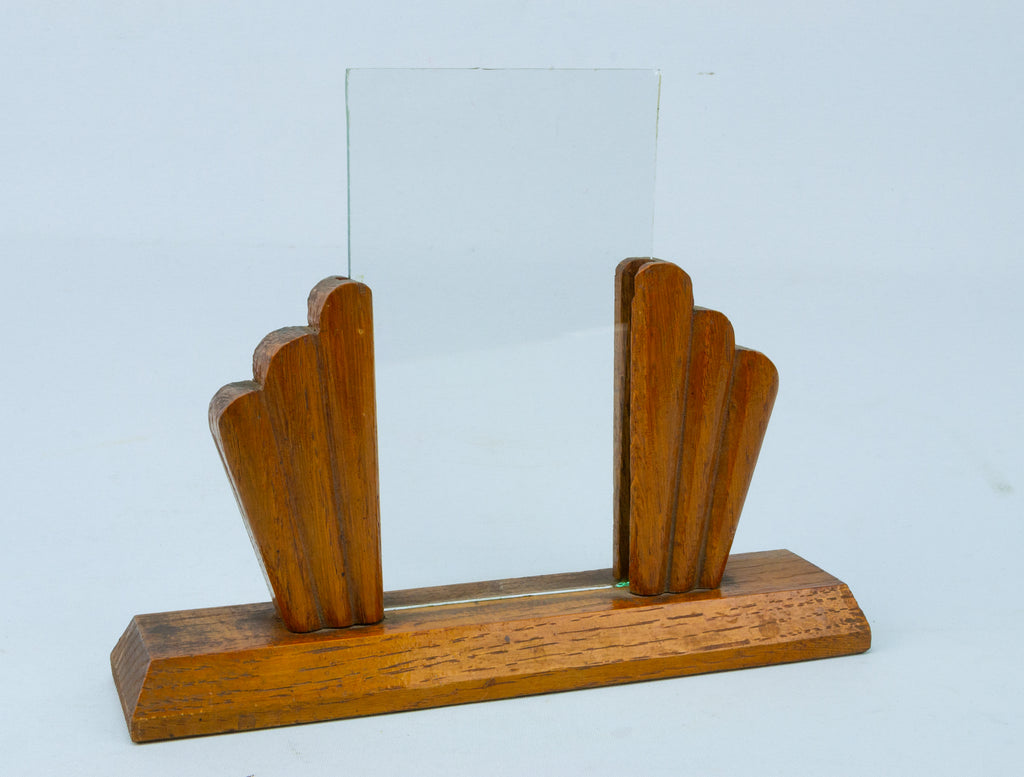 Art Deco Photo Frame in Oak Vintage circa 1930