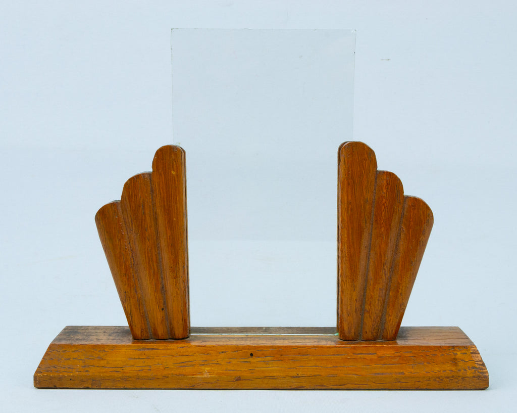 Art Deco Photo Frame in Oak Vintage circa 1930