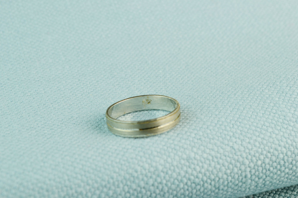 Ring Sterling Silver Minimalist Band